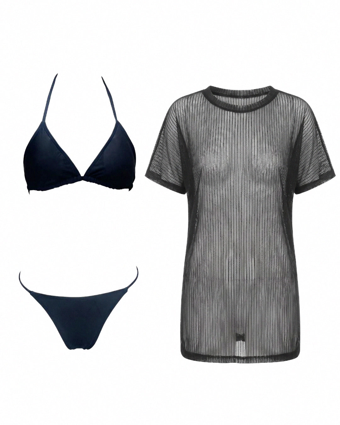 Coal Ray Bikini Set