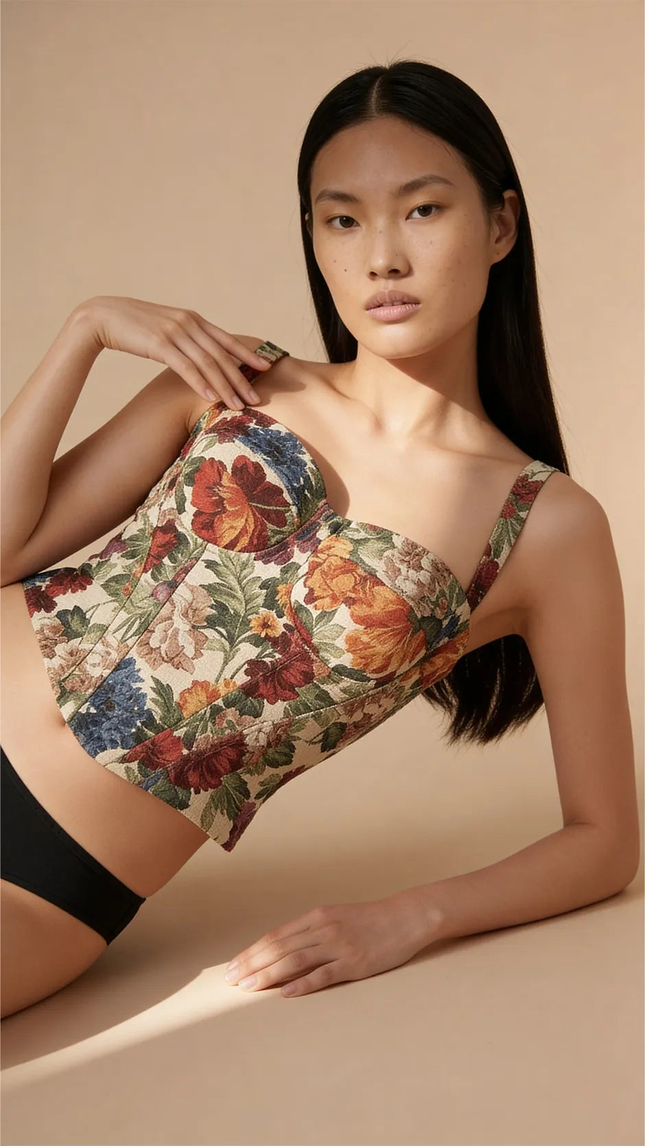 Floral Signature Seduction Corset top