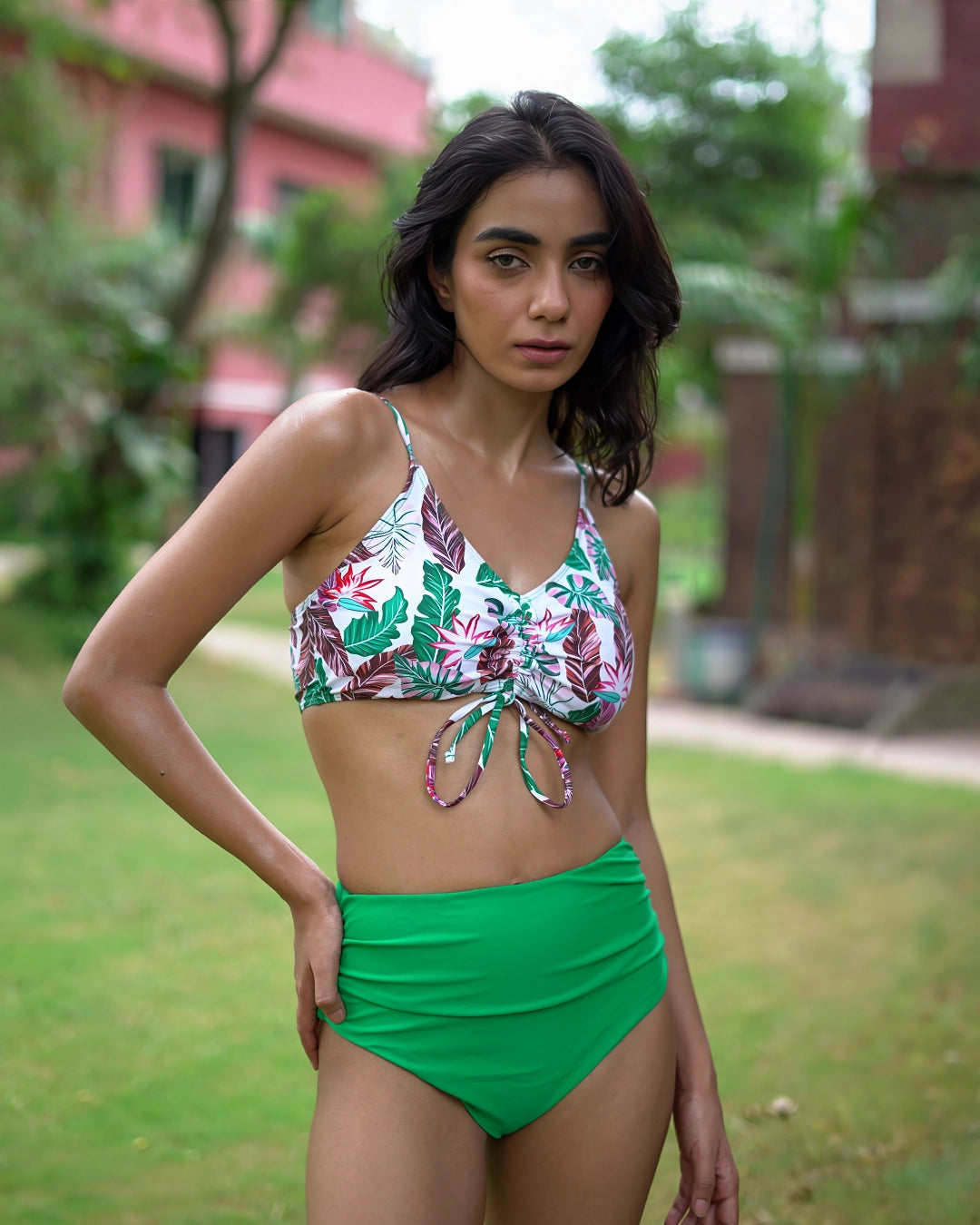 Floral  Bikini Set – tropical bikini, image 1 of 5