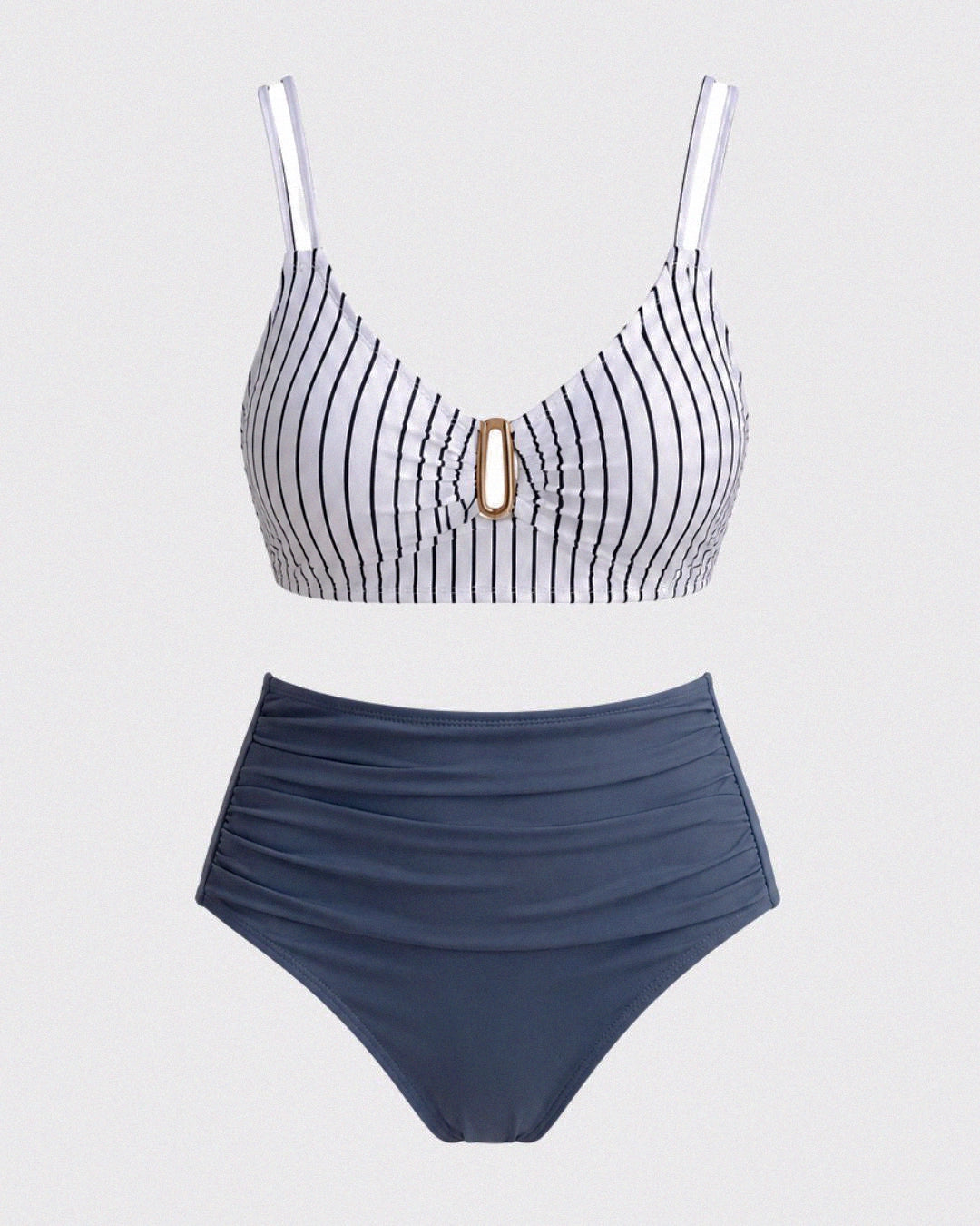 Grey Capri Bikini Set