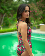 Guns & Roses Swimsuit – one-shoulder print, image 4 of 5