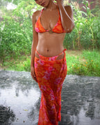 Siren Bikini set with Sarong – floral, image 2 of 5