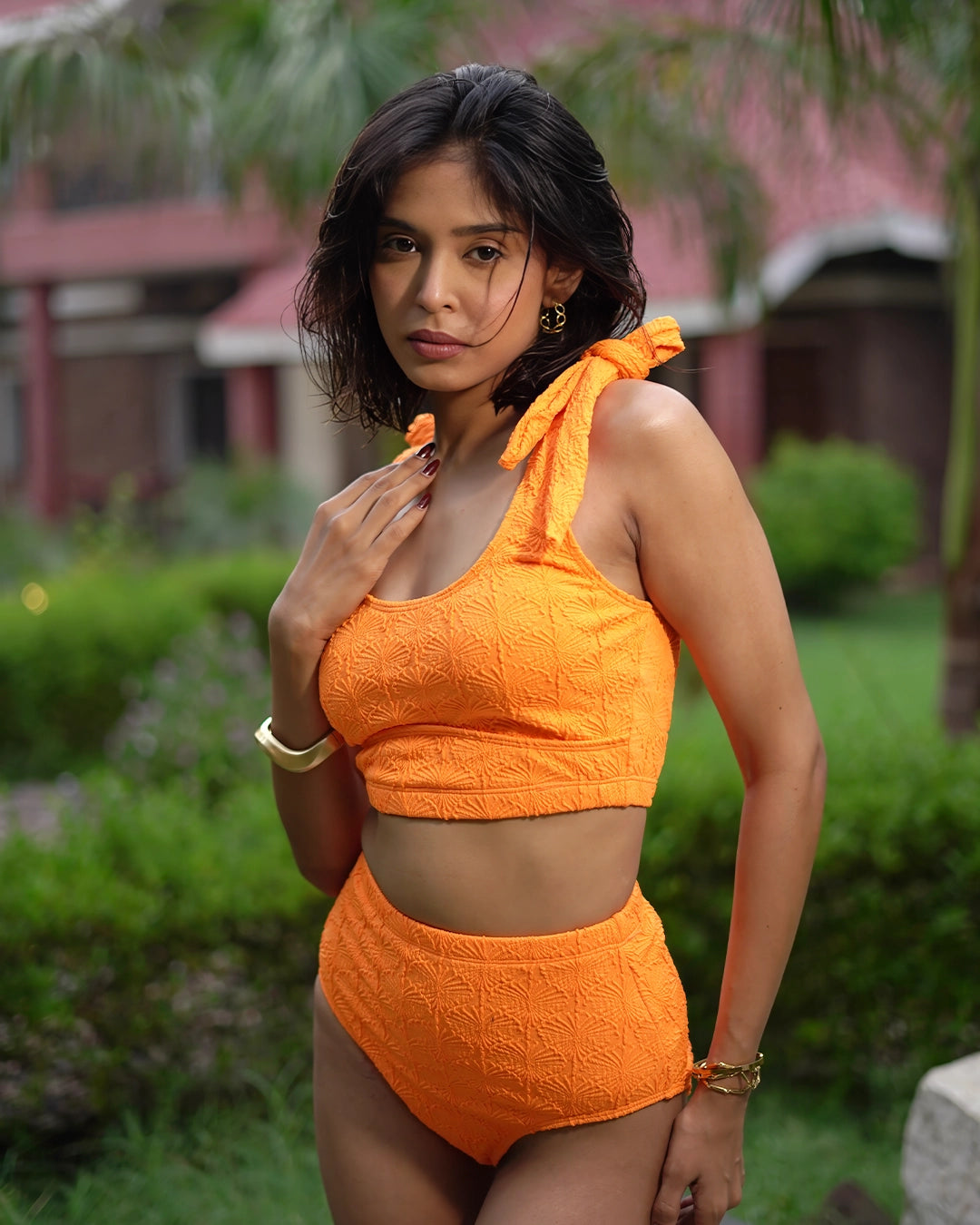 Sunlit Bikini Set – tie-shoulder bikini, image 4 of 5